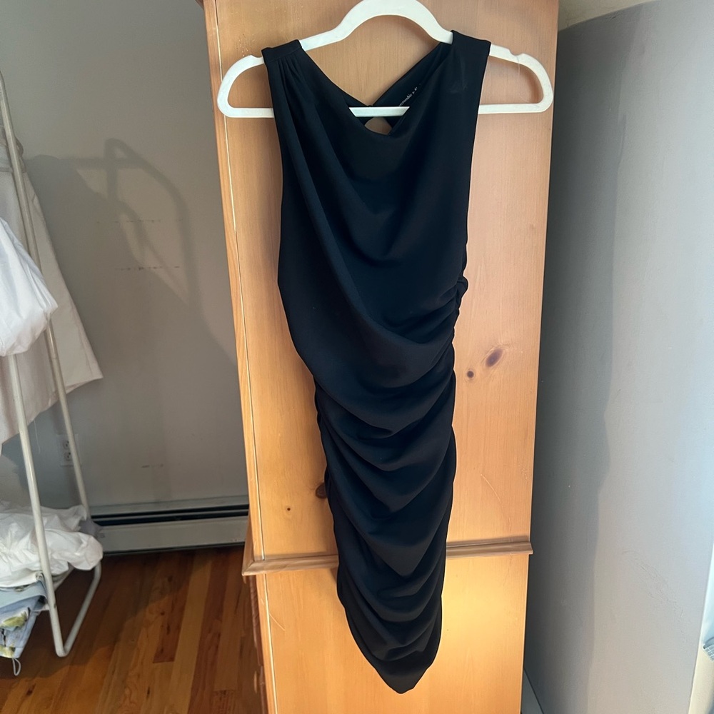 NWT A&F Black Sleeveless Mini Dress